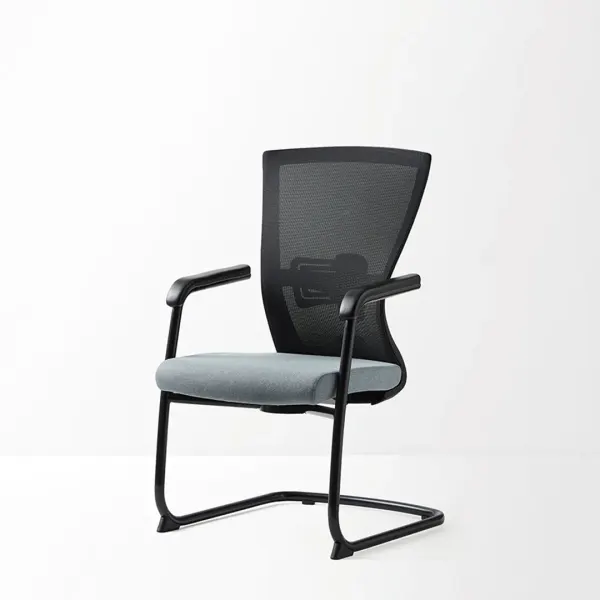 Nuclear Mesh Visitor Chair with Chromed Cantilever Base Saudi Arabia